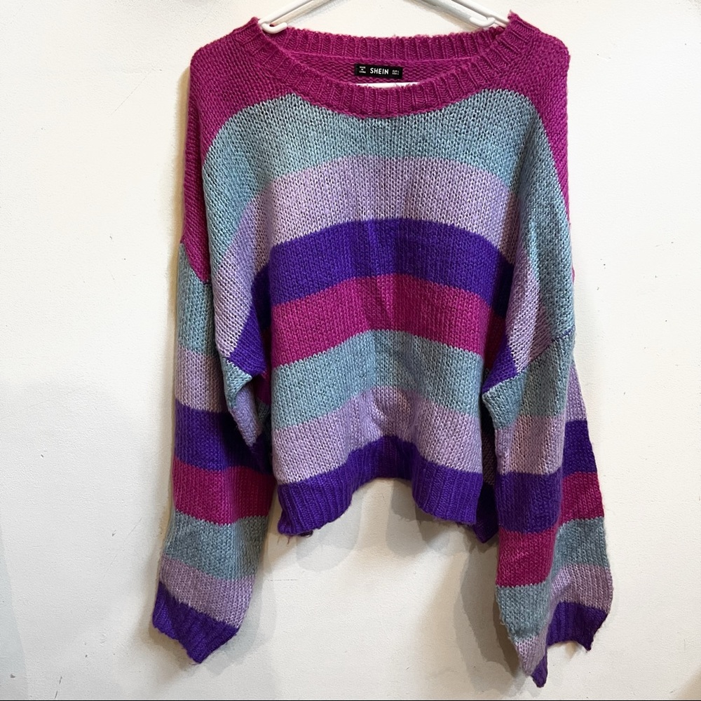Cozy striped sweater